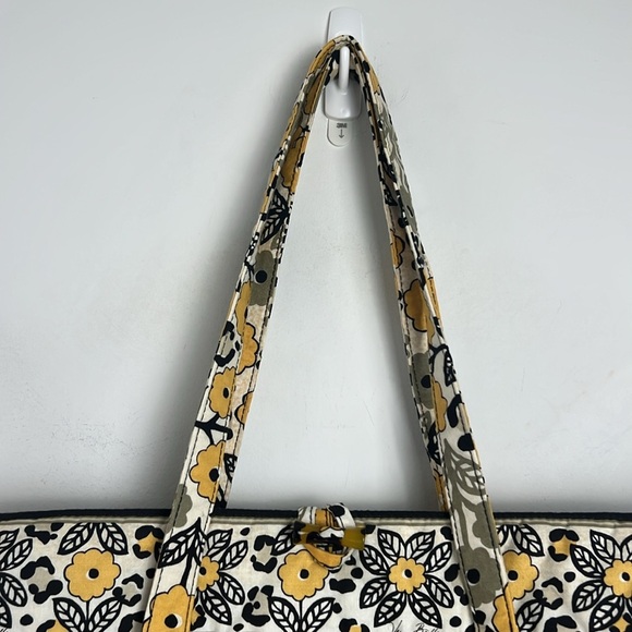 Vera Bradley Go Wild Over Multi-Color Quilted Retired Pattern Laptop Tote Bag - Picture 6 of 11